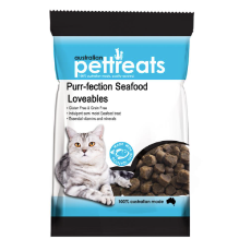 APT Purr-fection Seafood Loveables Cat Treats 80g