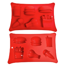 Fast Food Silcone Mould Red