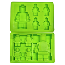 Lego Men Silcone Mould Green / Lime