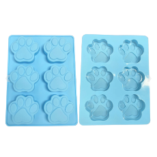 Paws Silicone Mould Blue