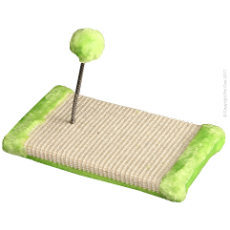 Pet One Scratching Base with Spring Ball 30x15x15cm