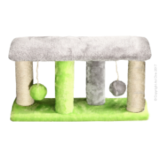 Pet One Scratching Tree 4 Post with 2 Balls 40x11x22cm
