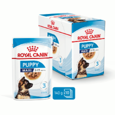 Box of Royal Canin Maxi Puppy Wet Food