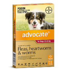 Advocate, Dogs 10 - 25 kg