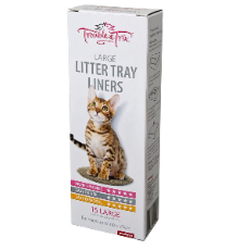Litter Tray Liners, Trouble & Trix