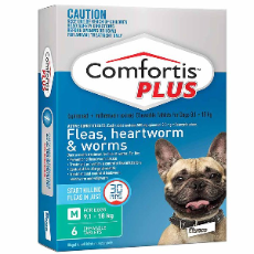 Comfortis Plus Dogs Green 560mg - 9.1 > 18kg 6 Pk 6 Pack