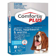 Comfortis Plus Dogs Blue 810mg - 18.1 to 27kg 6Pk 6 Pack