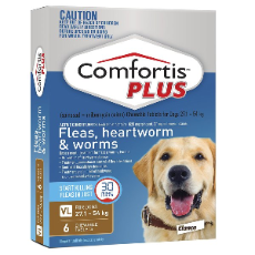Comfortis Plus Dogs Brown 1620mg - 27.1 to 54 kg 6 Pack
